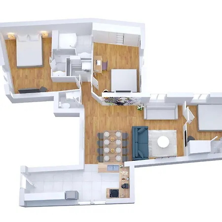 Le Paquier - Mycosyapart, Vieille Ville, Calme, Lac 100m, Netflix Apartment